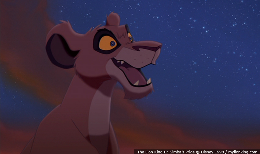 Lion King Scar Zira. Scar could give Vitani her