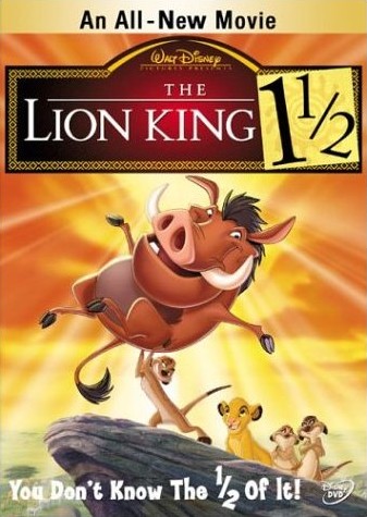 The Lion King 1½. The Lion King 1½ DVD Cover