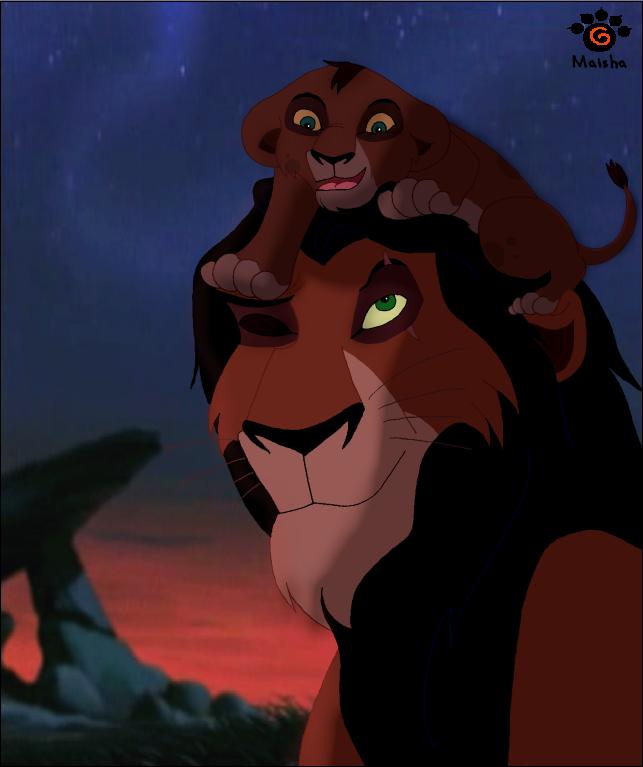 lion king 2 kovu gets his scar