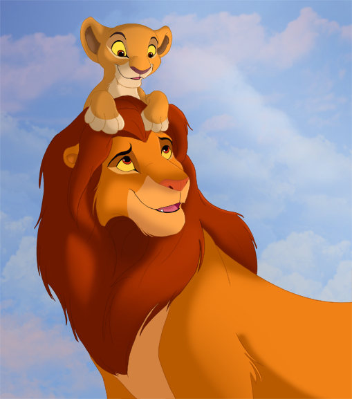 Adecuado hogar Mensurable Simba and Kiara « Mosiak's Album — Fan Art Albums of My Lion King
