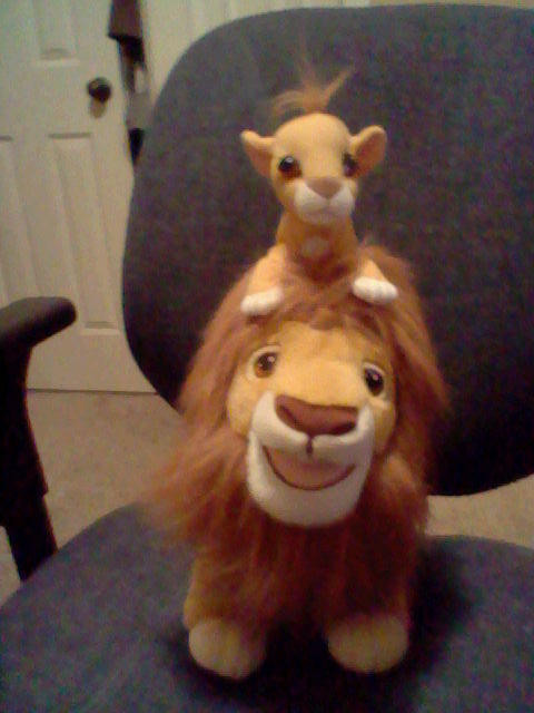 Mufasa and baby Simba.JPG